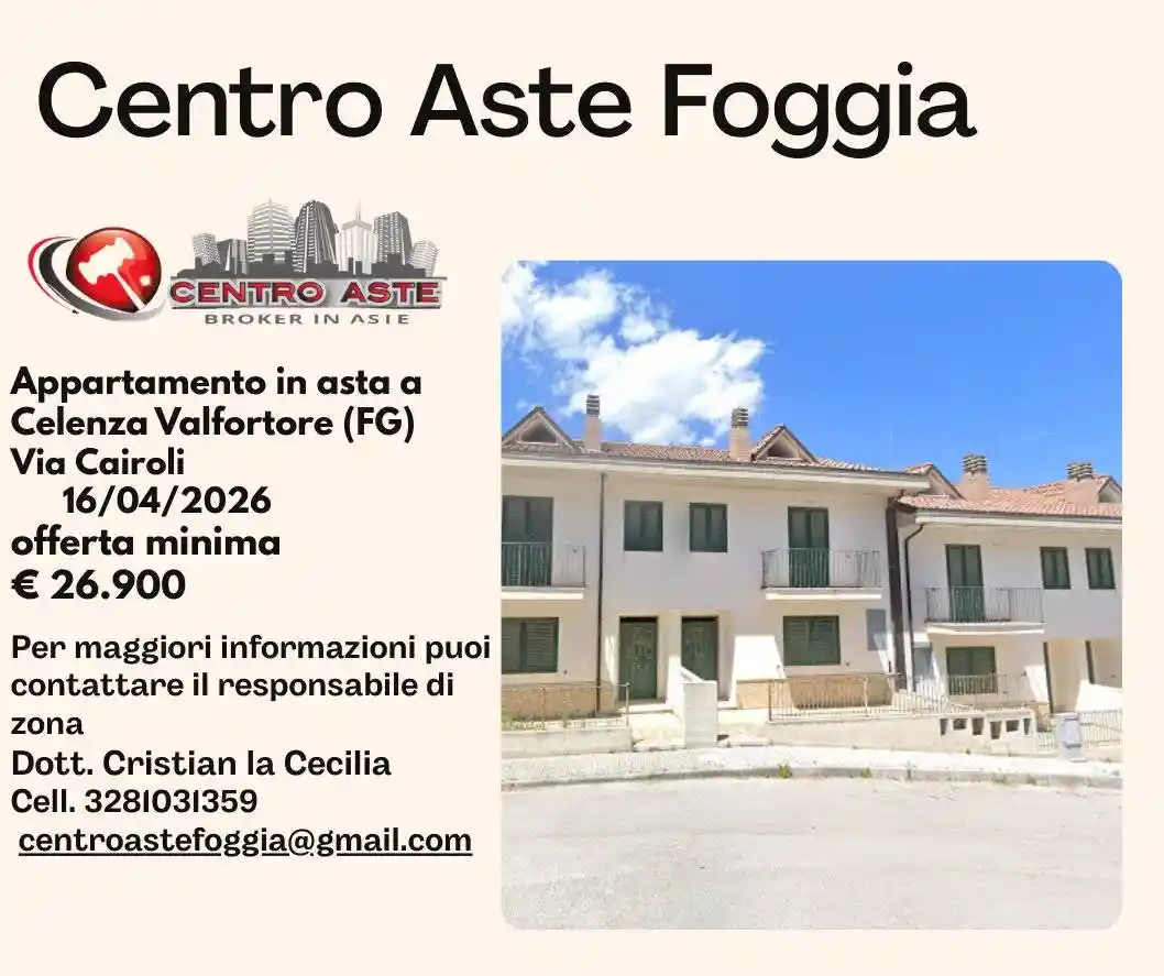 Appartamento in vendita a Celenza Valfortore