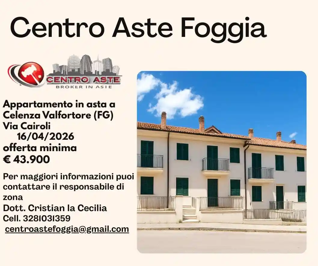 Appartamento in vendita a Celenza Valfortore