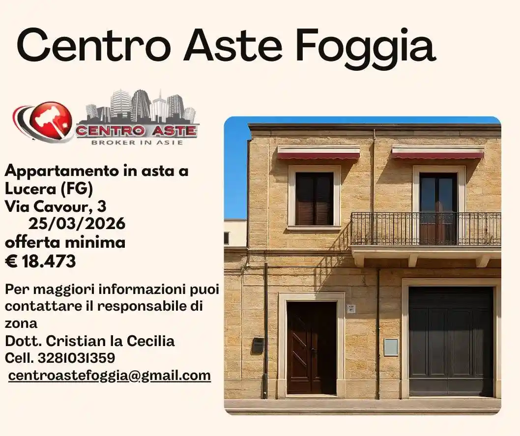 Appartamento in vendita a Lucera