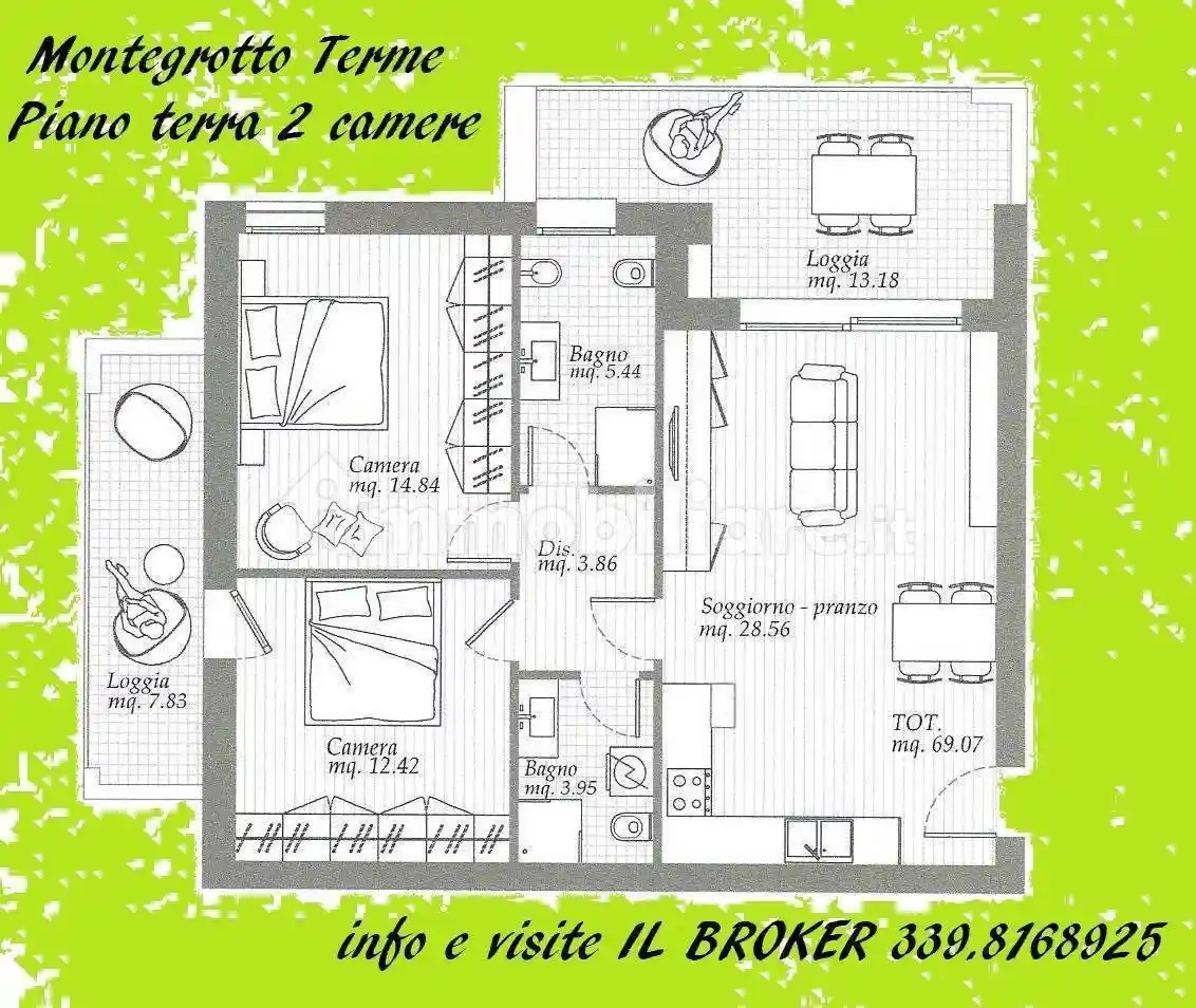 Appartamento in vendita a Montegrotto Terme