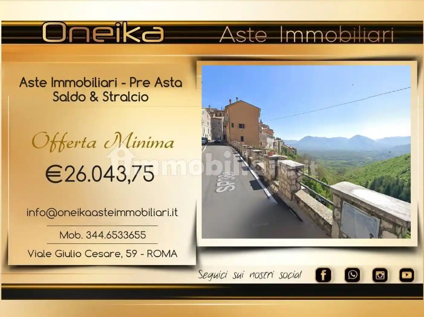 Appartamento in vendita a Riofreddo