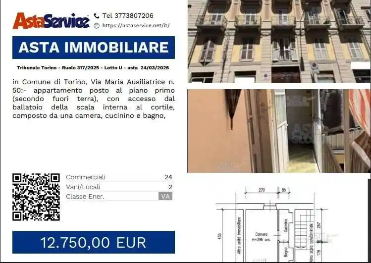 Appartamento in vendita a Torino