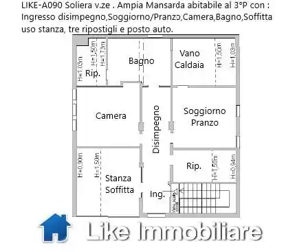 Attico - Mansarda in vendita a Carpi