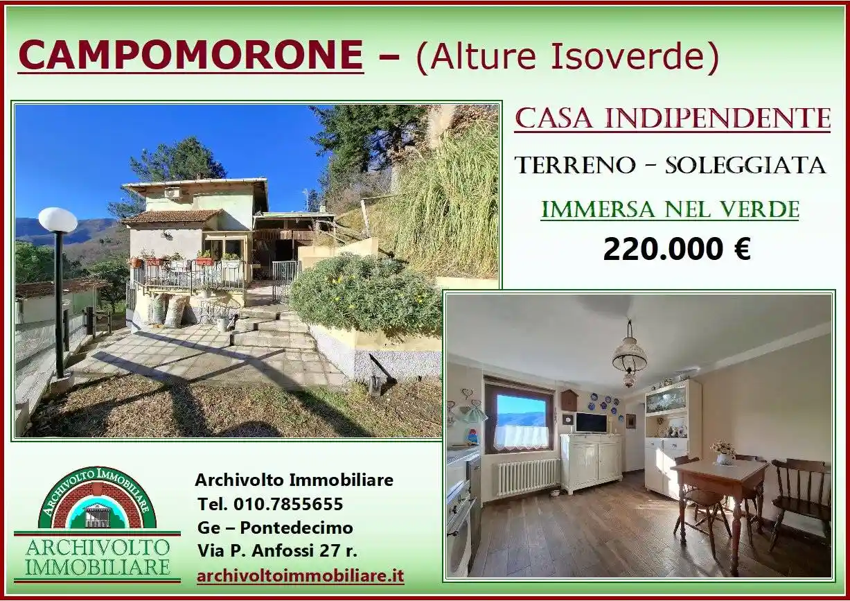 Casa indipendente in vendita a Campomorone