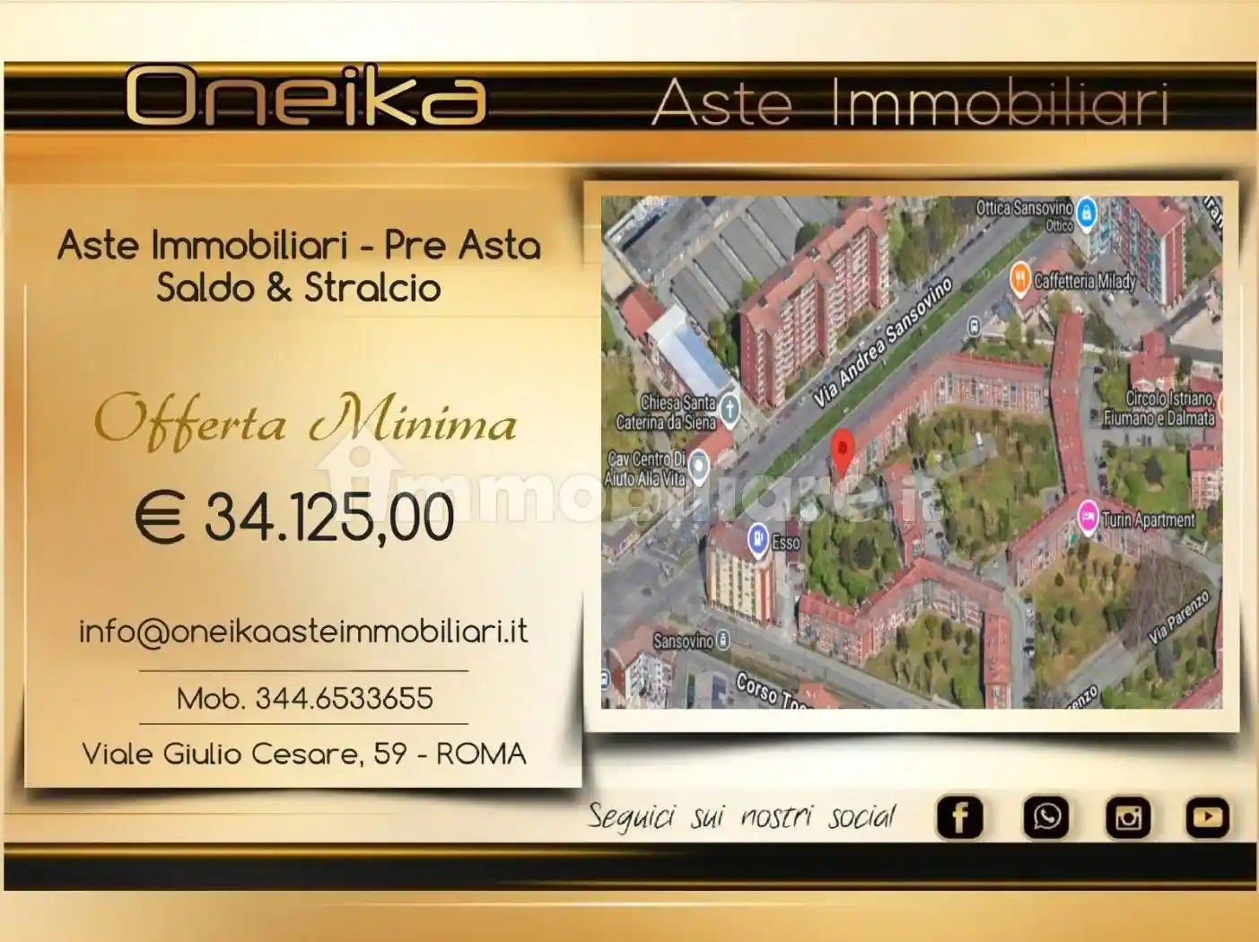 Appartamento in vendita a Torino