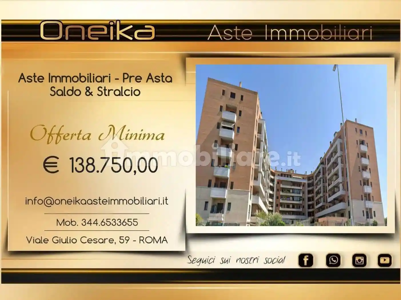 Appartamento in vendita a Fiumicino