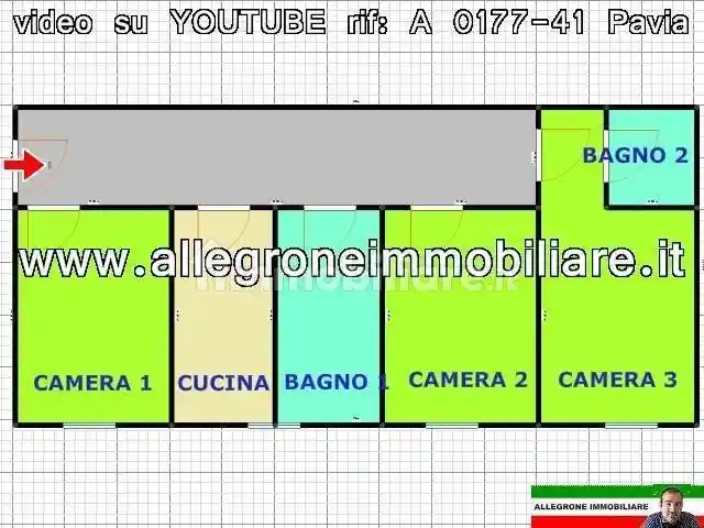 Appartamento in affitto a Pavia
