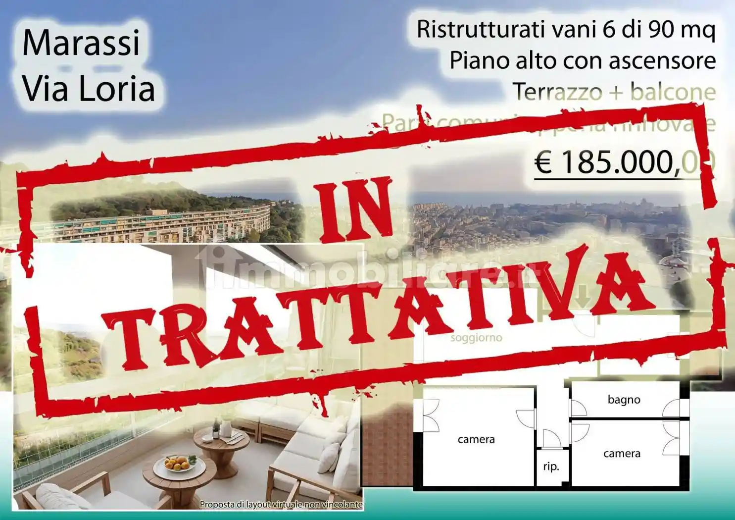 Appartamento in vendita a Genova