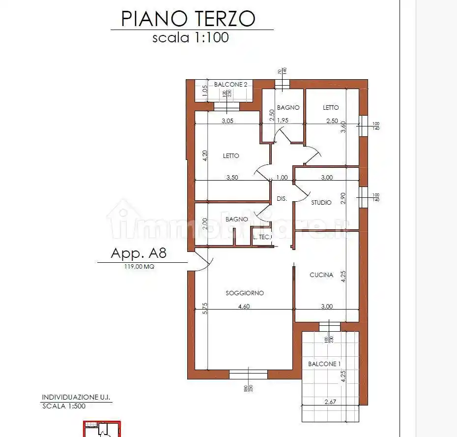 Appartamento in vendita a Piacenza