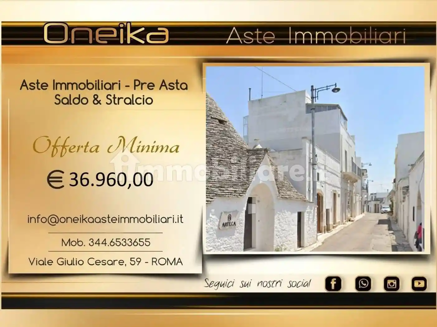 Appartamento in vendita a Alberobello