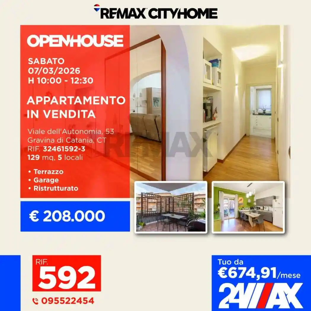 Appartamento in vendita a Gravina di Catania