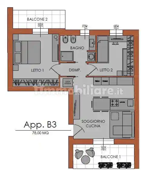 Appartamento in vendita a Piacenza
