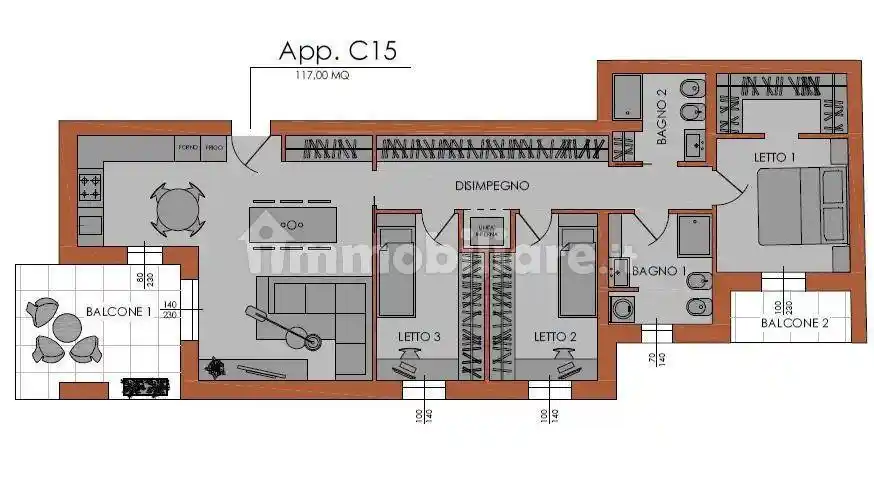 Appartamento in vendita a Piacenza