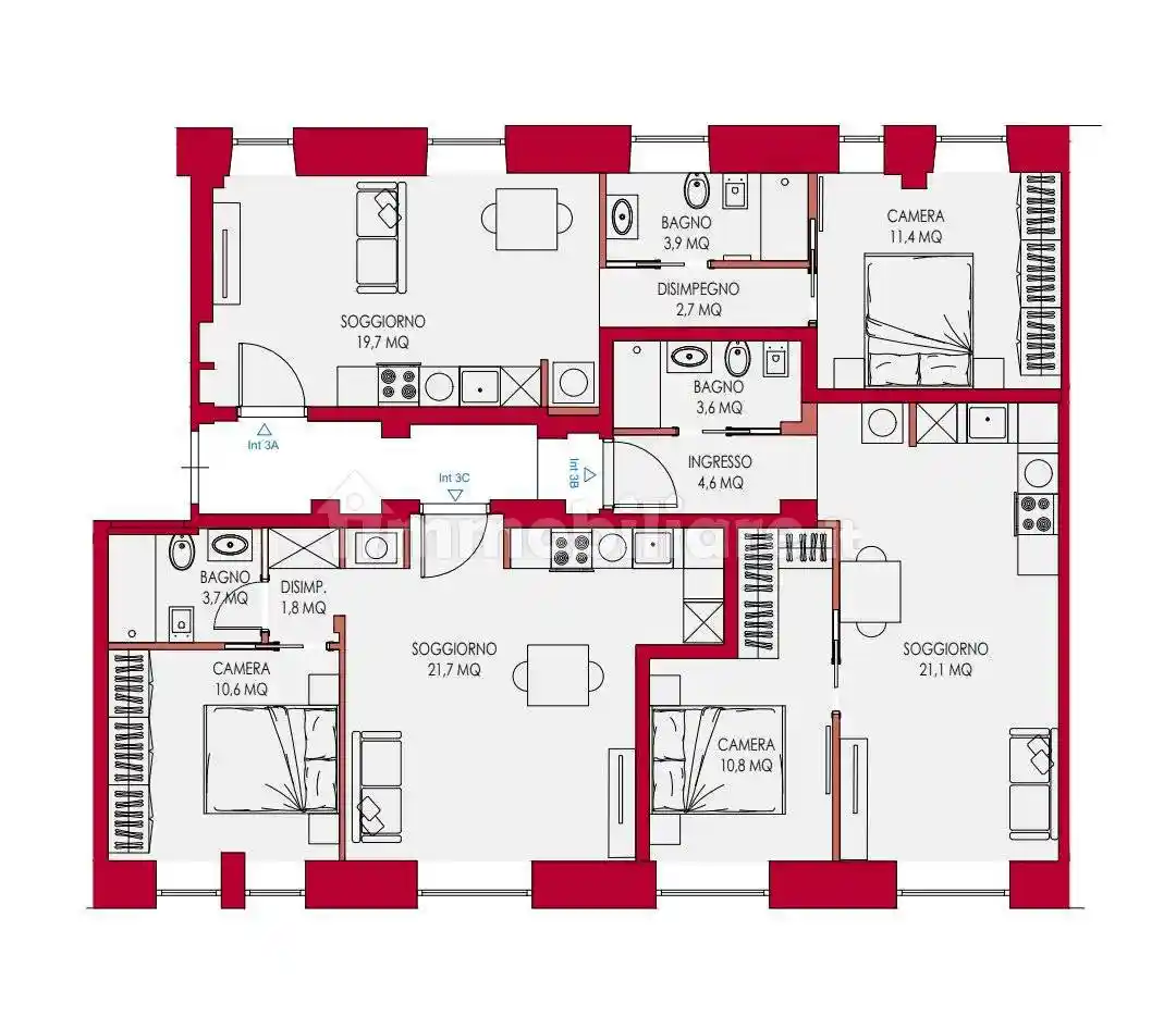 Appartamento in vendita a Roma