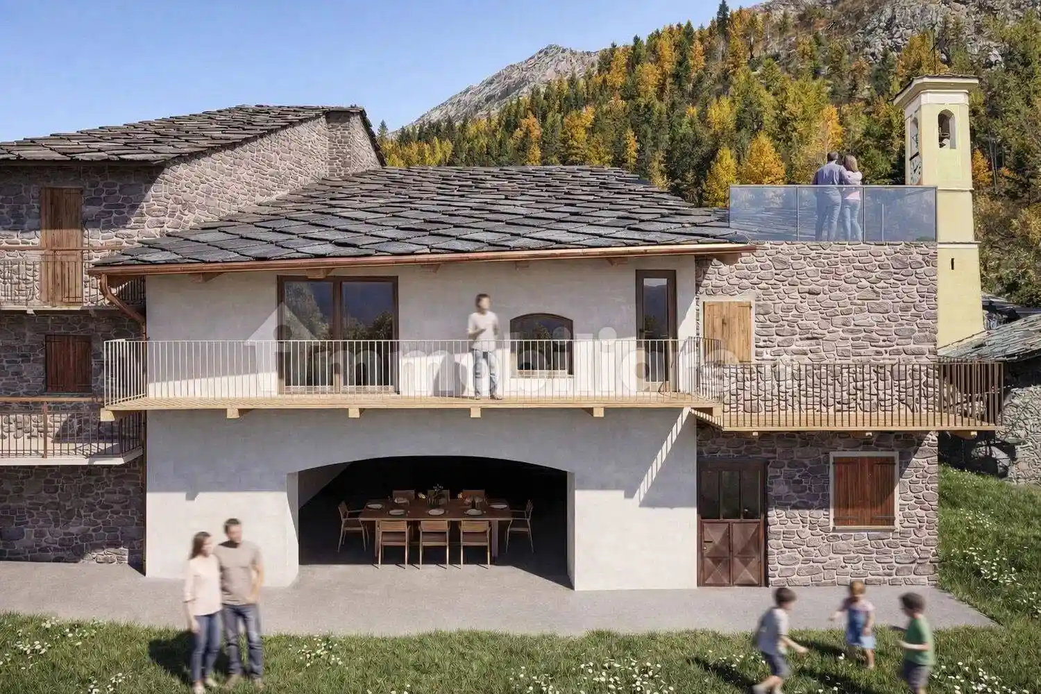 Casa indipendente in vendita a Acceglio