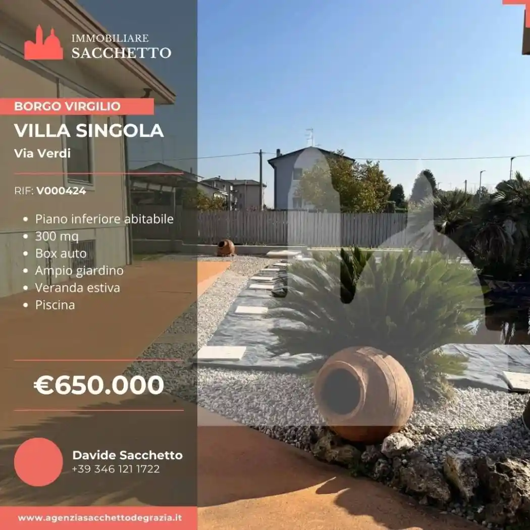 Villa in vendita a Borgo Virgilio