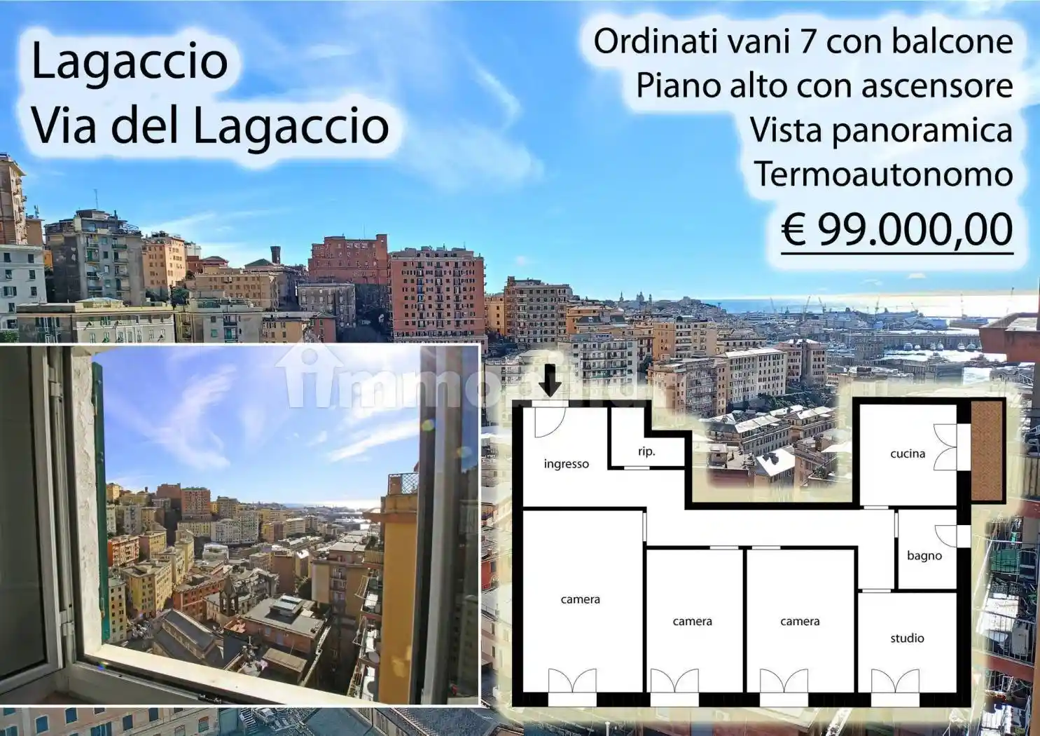 Appartamento in vendita a Genova