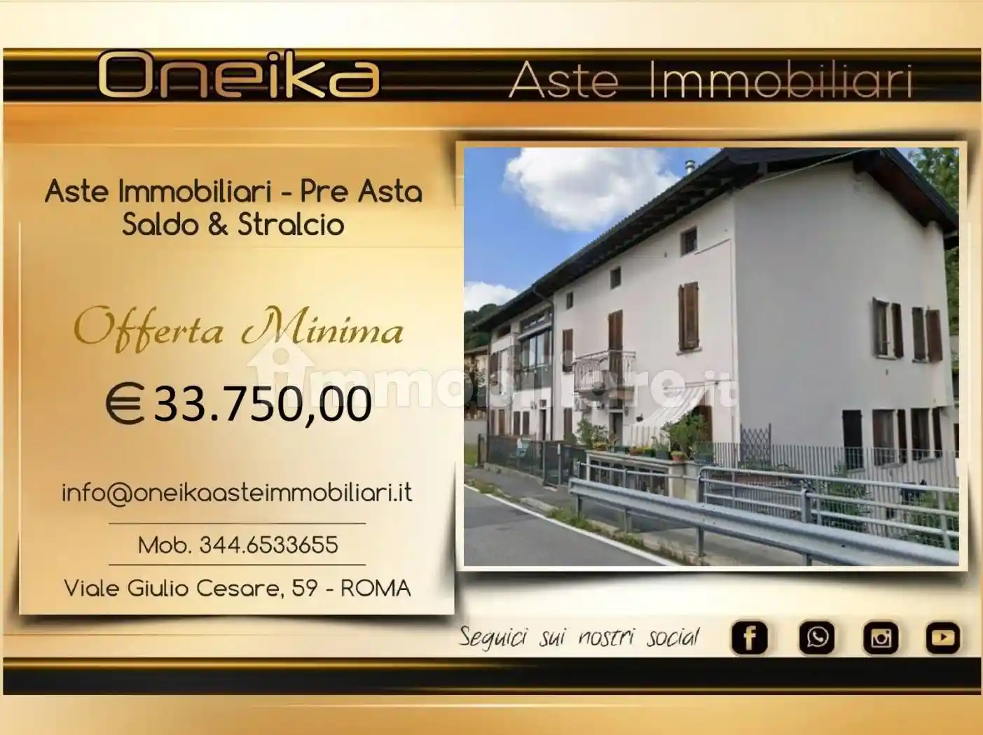 Appartamento in vendita a Brinzio