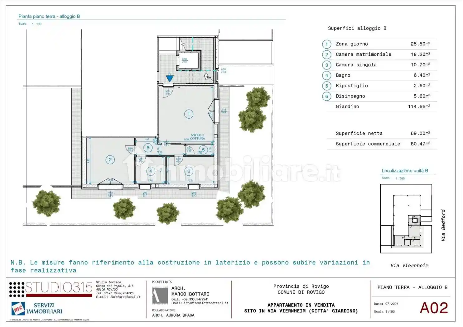 Appartamento in vendita a Rovigo