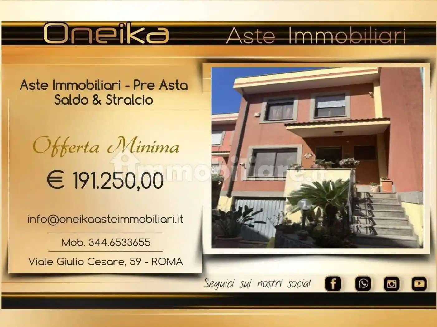 Villetta a schiera in vendita a Fiumicino