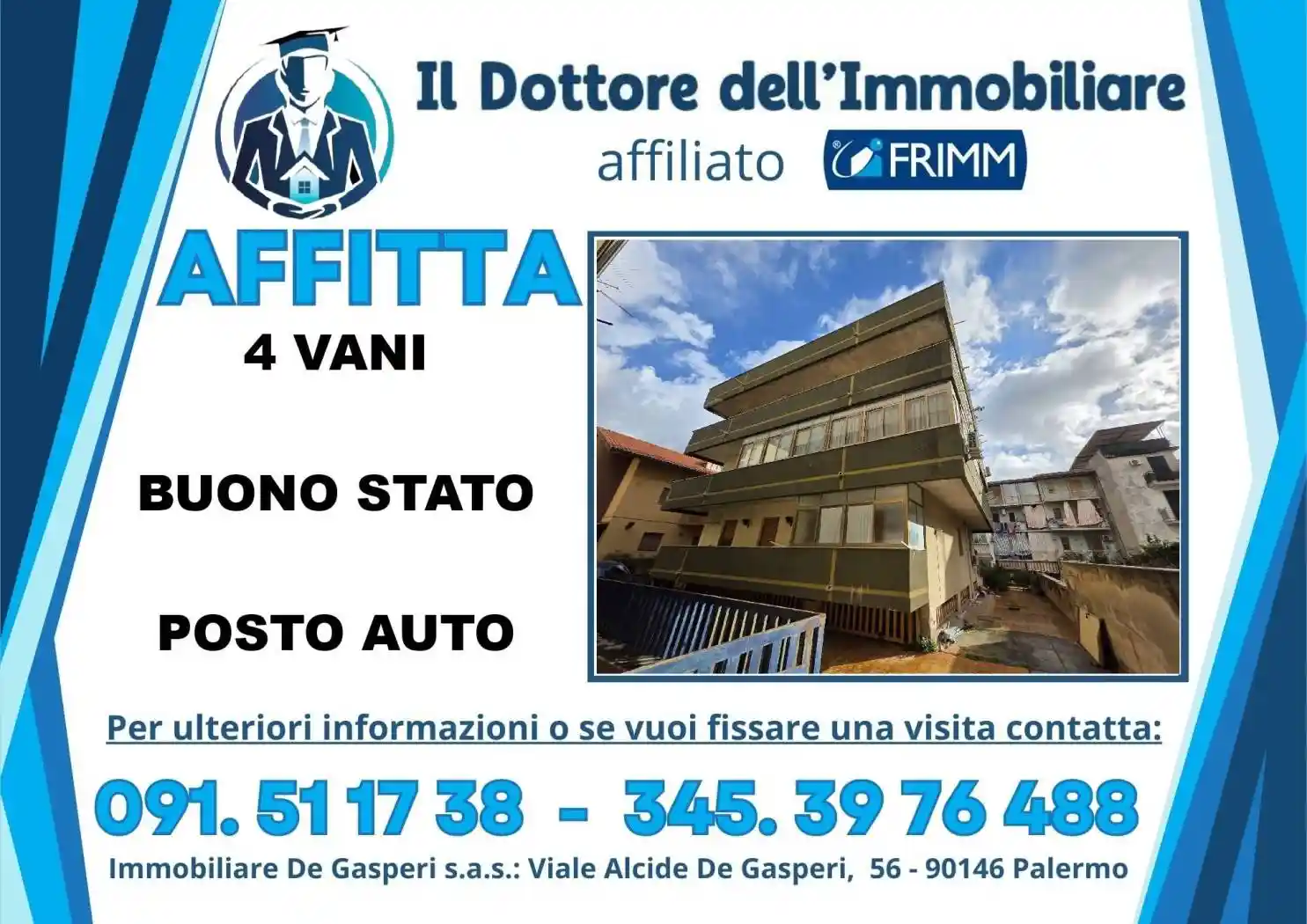 Appartamento in affitto a Palermo