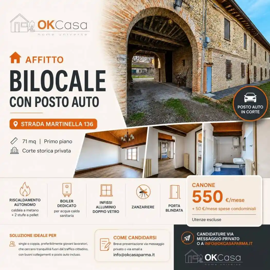 Appartamento in affitto a Parma