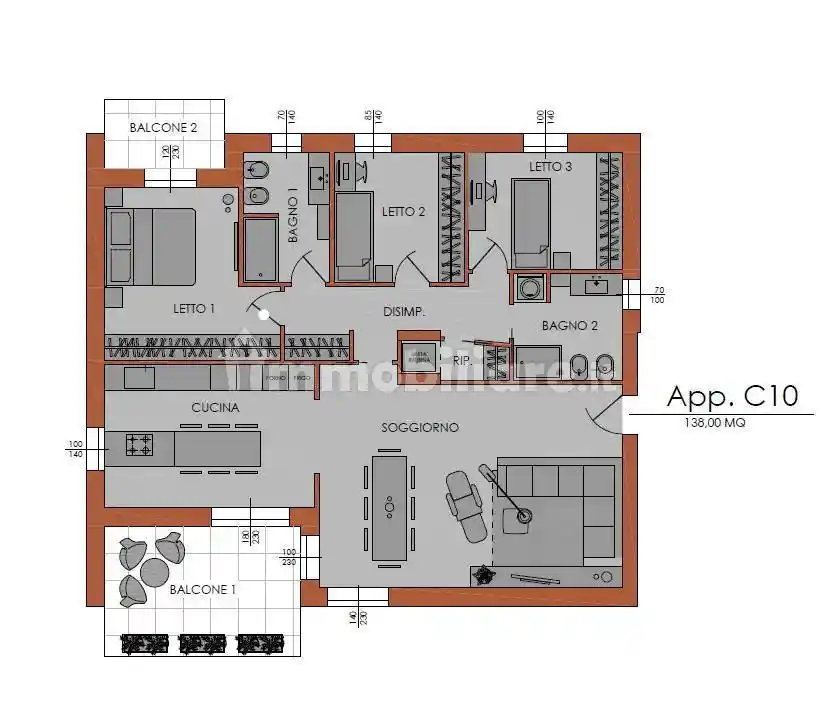 Appartamento in vendita a Piacenza