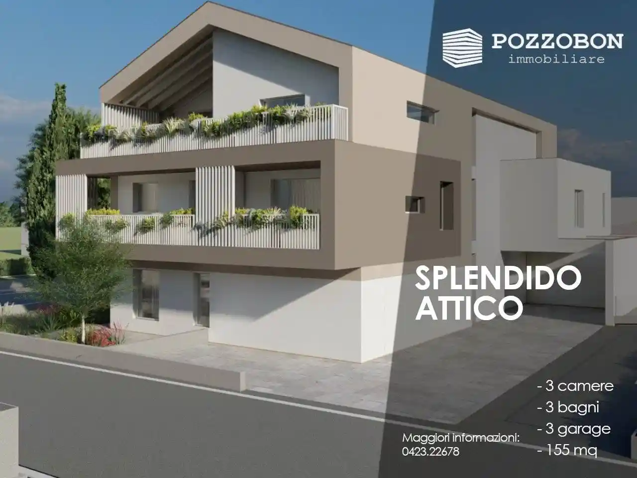 Attico - Mansarda in vendita a Montebelluna