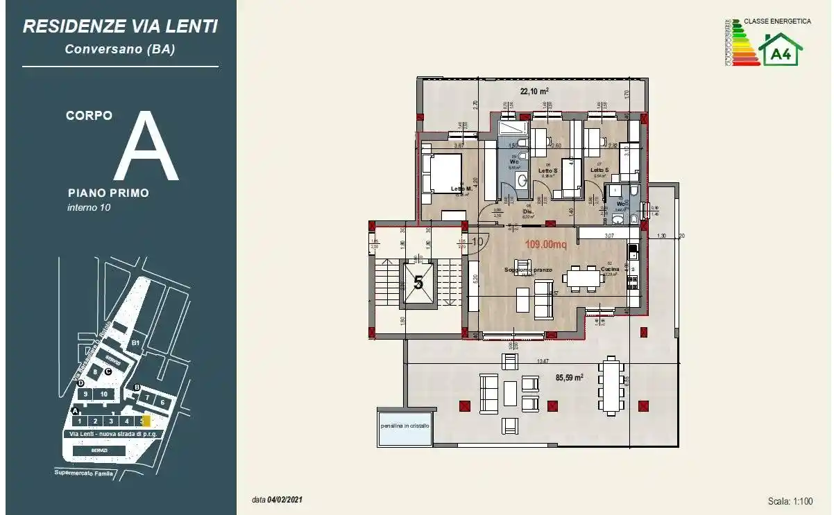Appartamento in vendita a Conversano