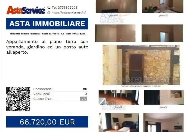 Appartamento in vendita a Trinità d'Agultu e Vignola