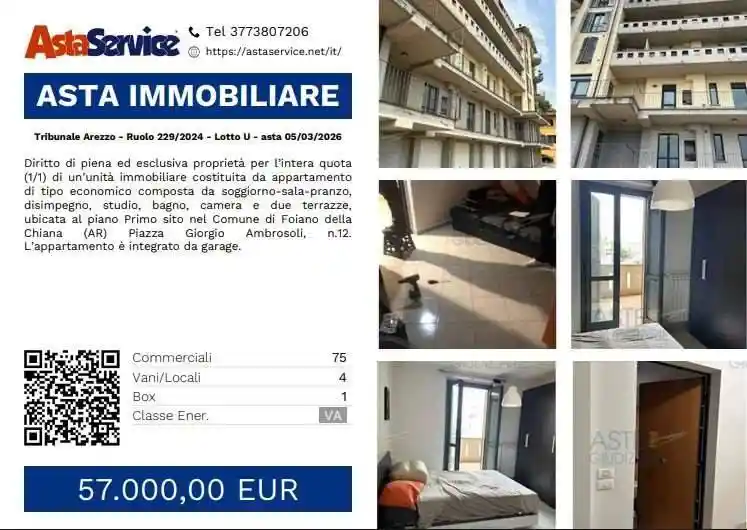 Appartamento in vendita a Foiano della Chiana