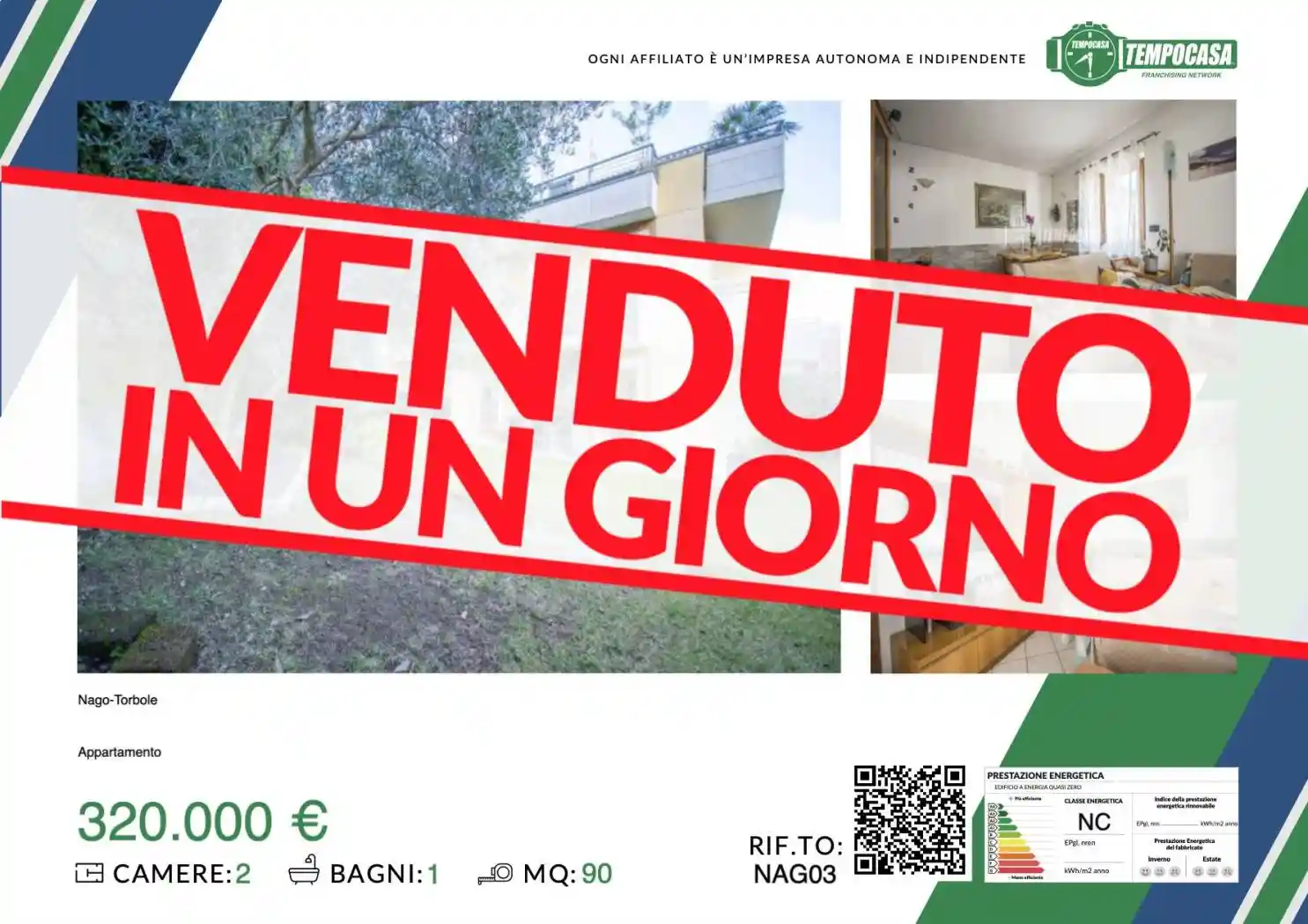 Appartamento in vendita a Nago-Torbole