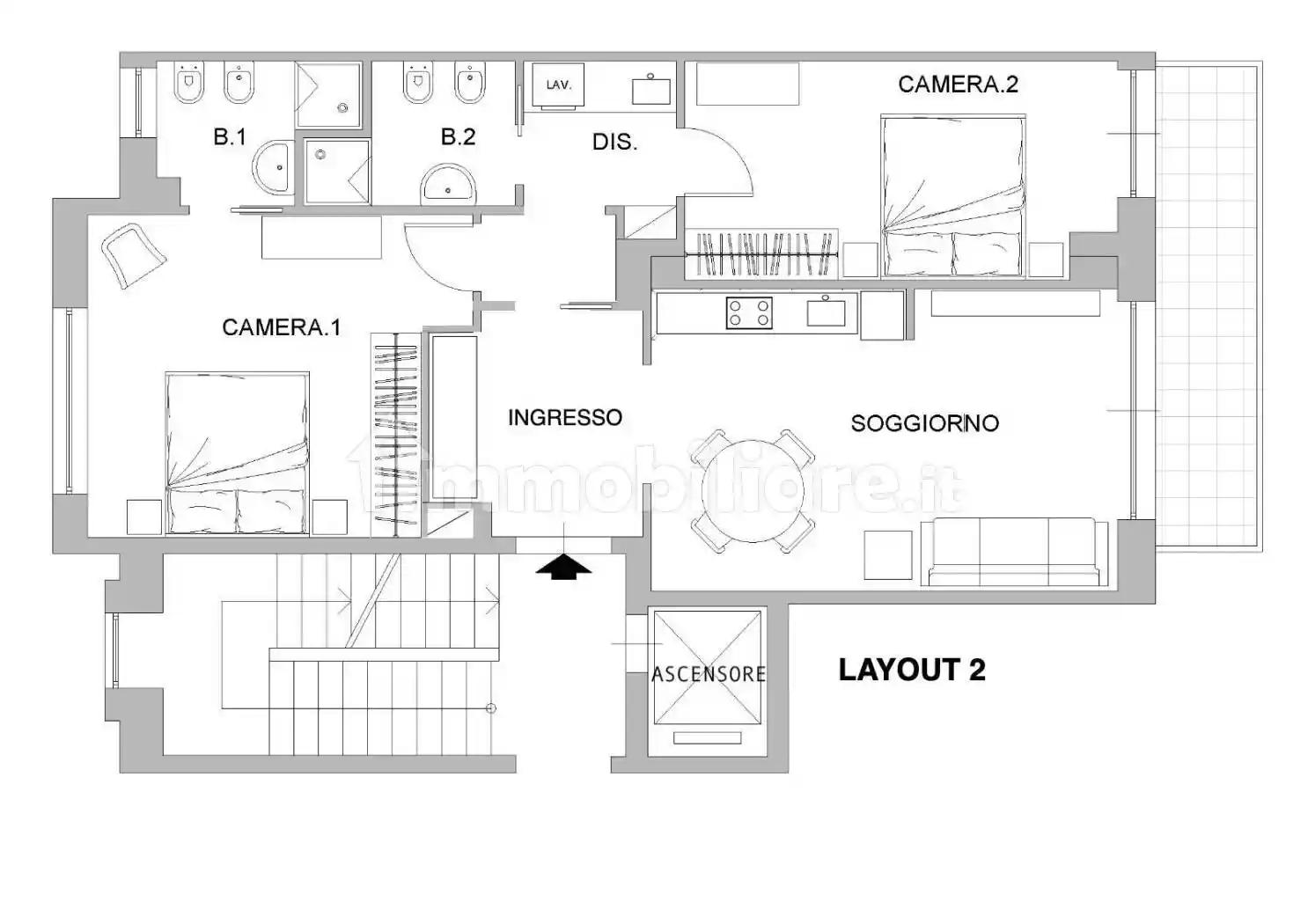 Appartamento in vendita a Roma