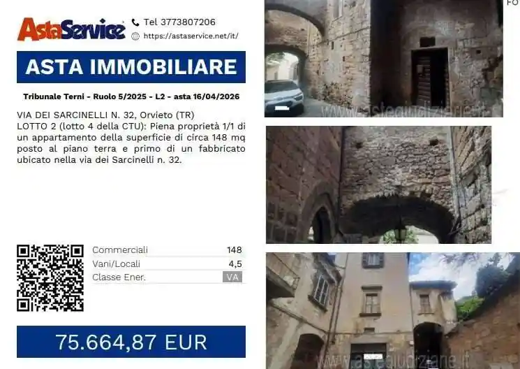 Appartamento in vendita a Orvieto