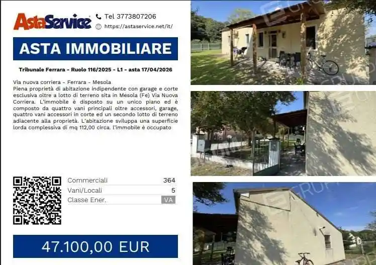 Villa in vendita a Mesola