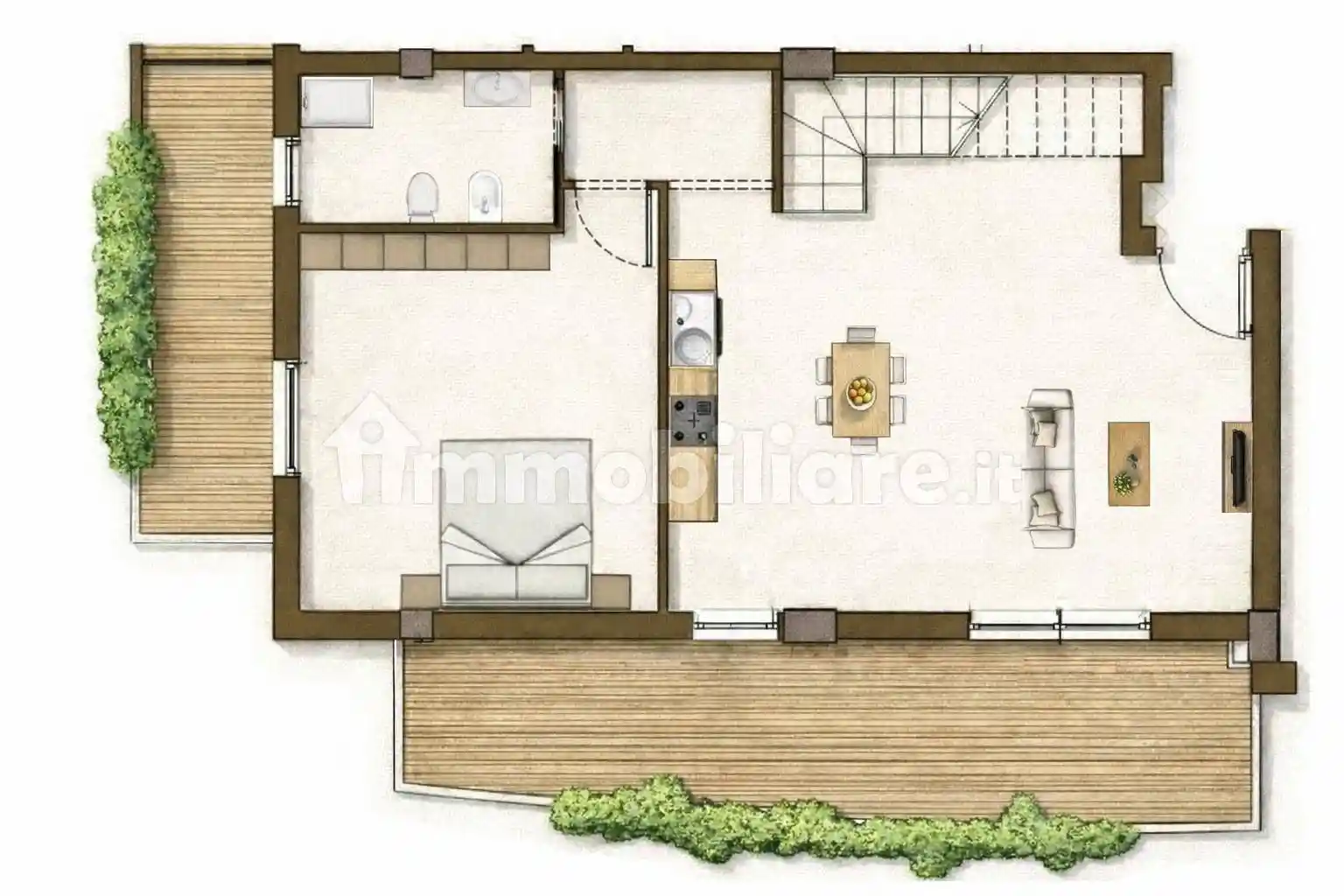 Attico - Mansarda in vendita a Monterotondo