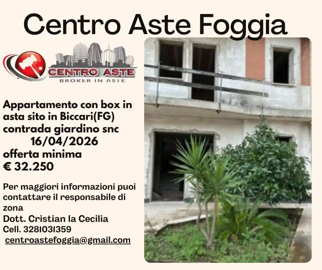 Appartamento in vendita a Biccari