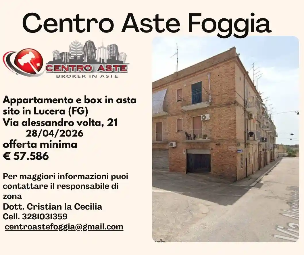 Appartamento in vendita a Lucera