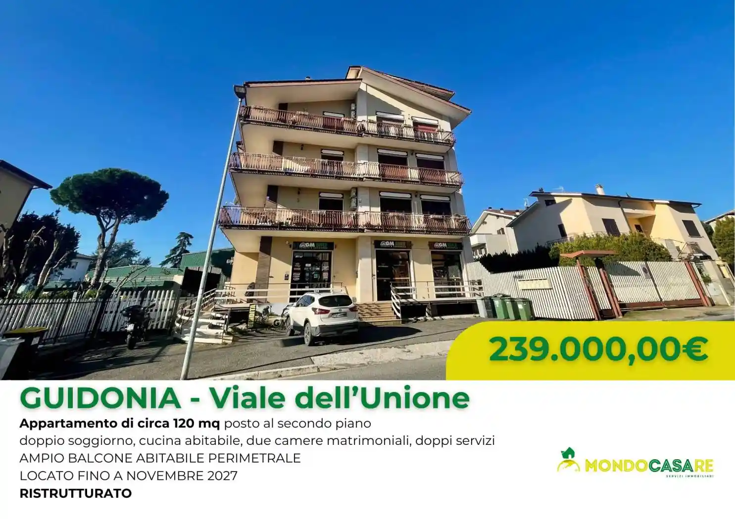 Appartamento in vendita a Guidonia Montecelio