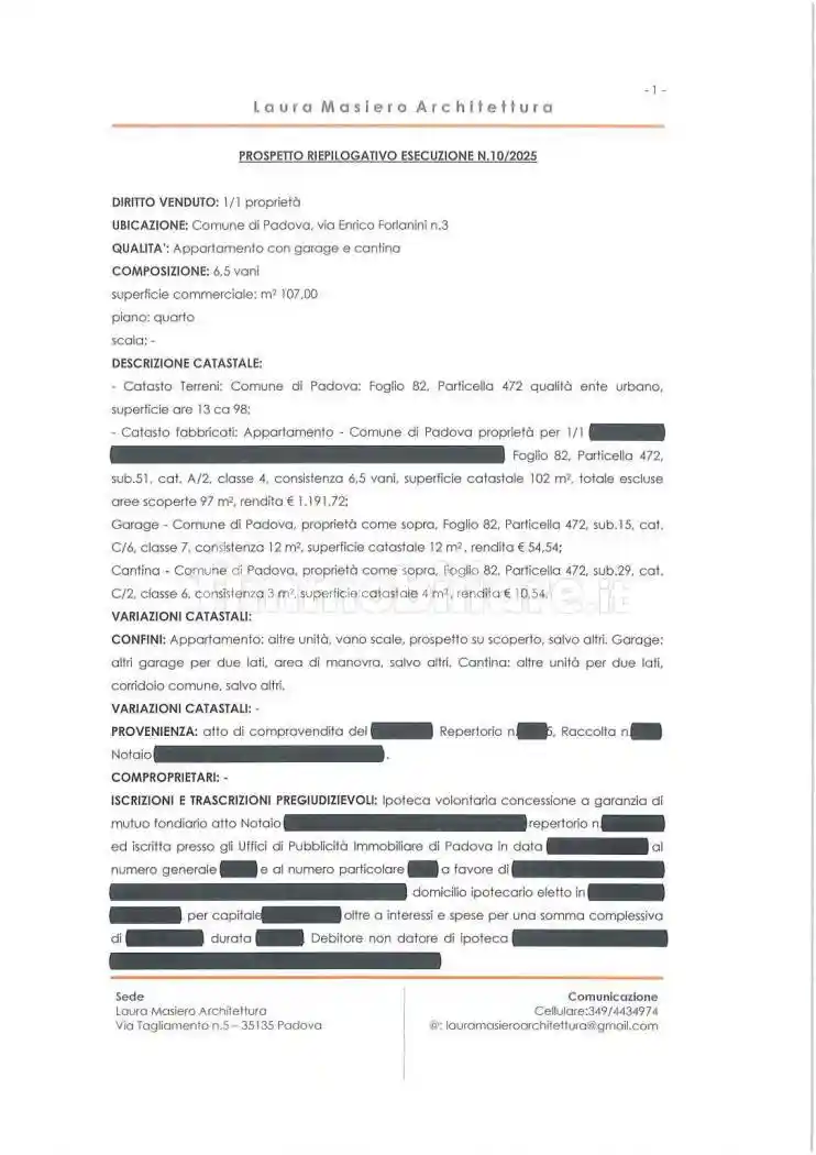 Appartamento in vendita a Padova