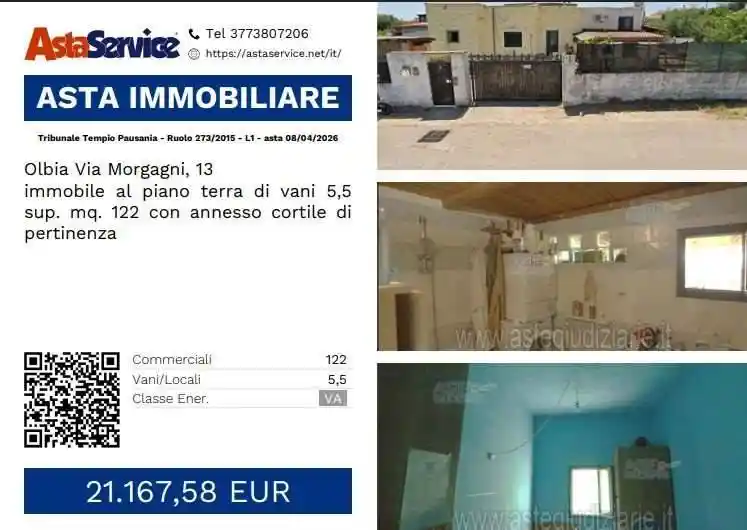 Appartamento in vendita a Olbia