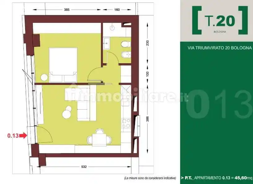 Appartamento in vendita a Bologna
