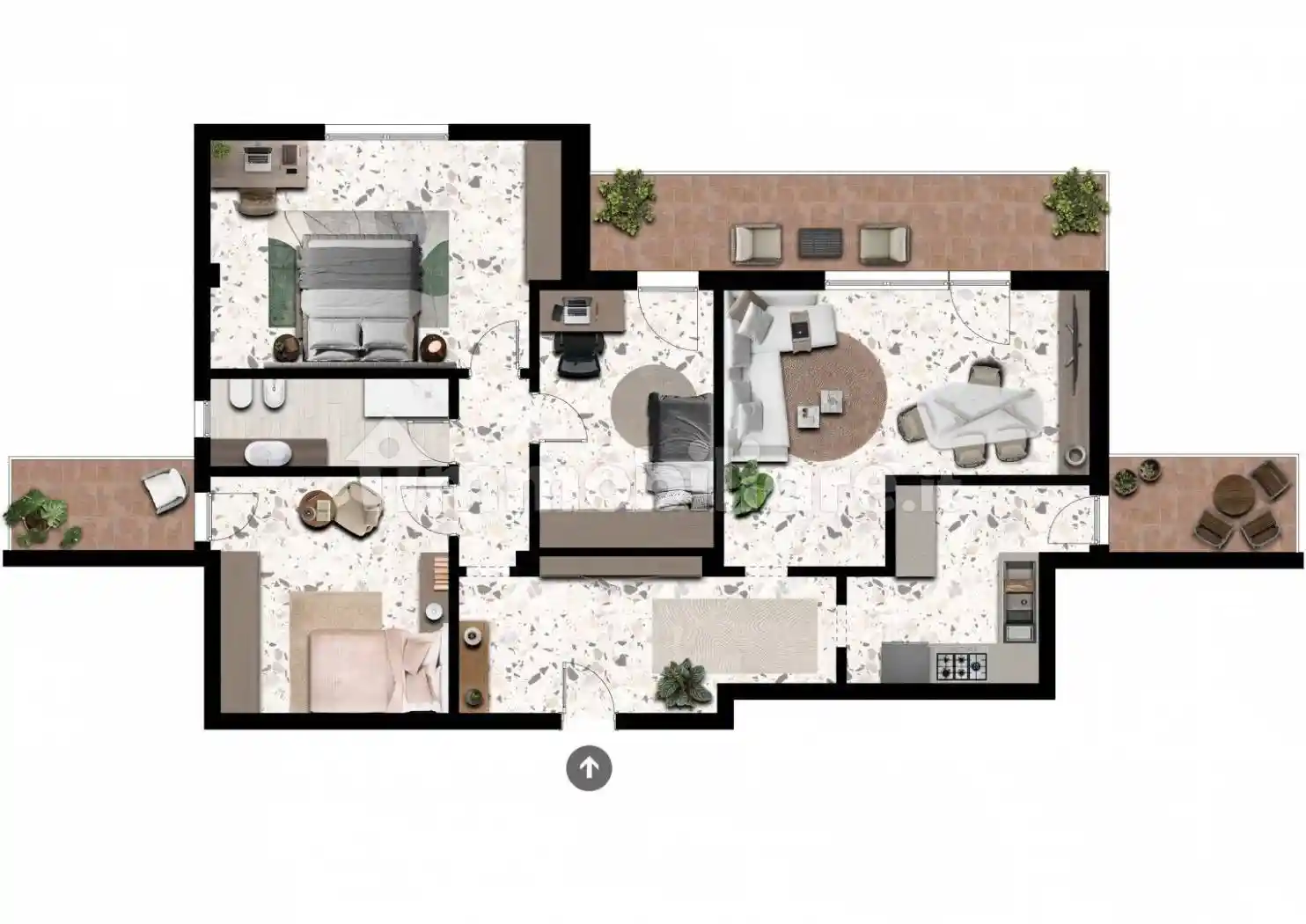 Appartamento in vendita a Camerano