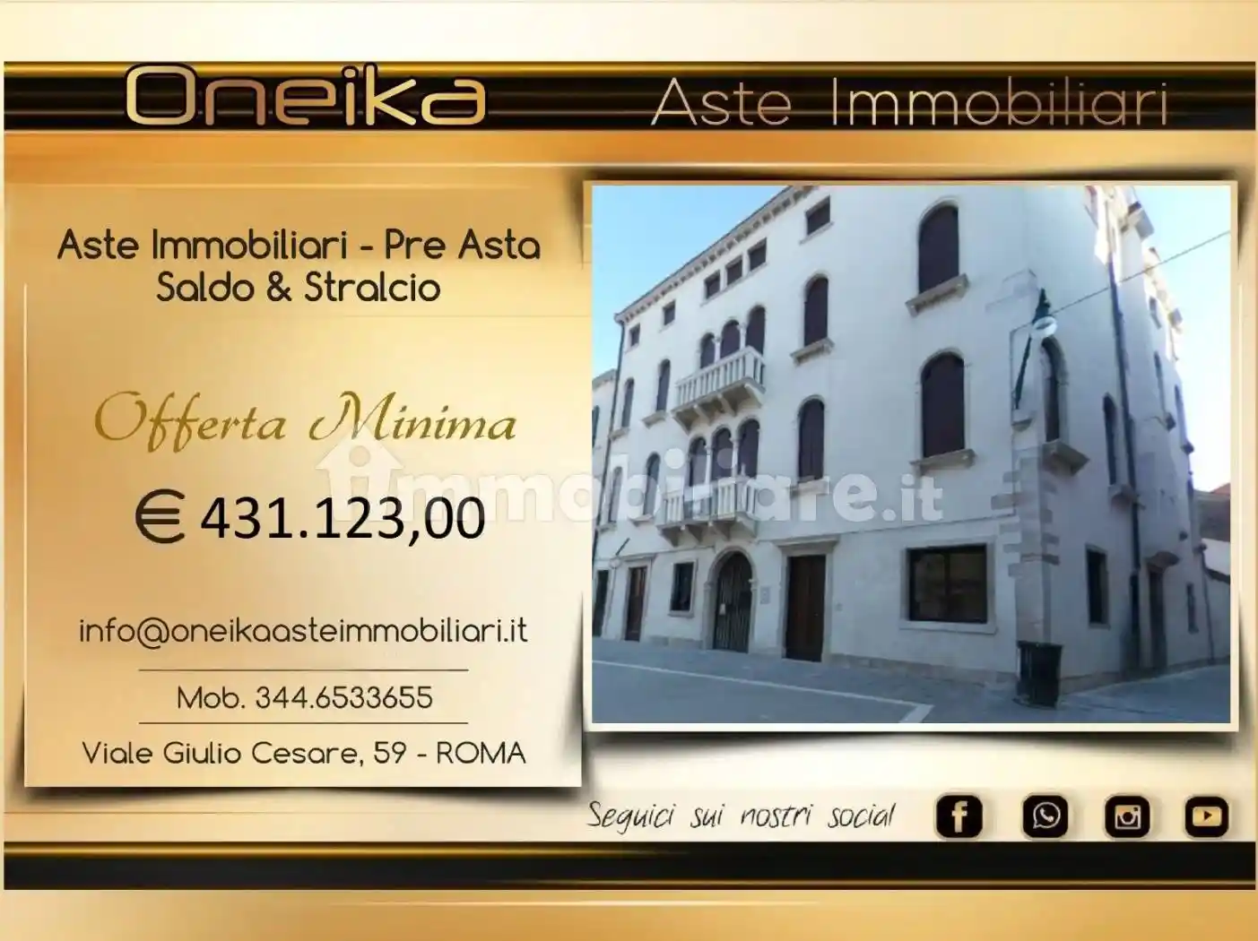 Appartamento in vendita a Venezia