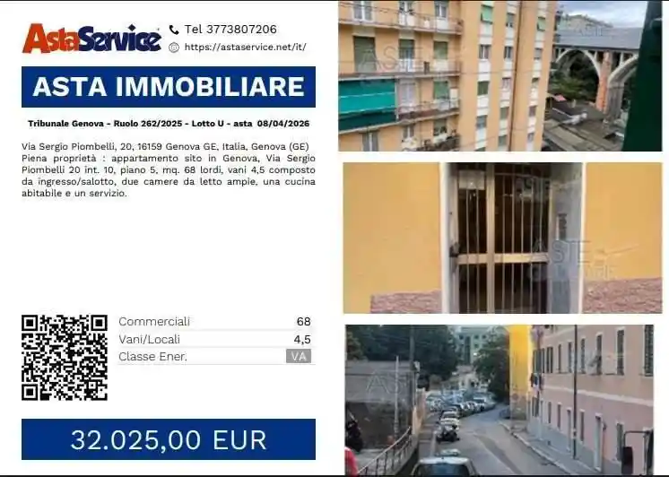 Appartamento in vendita a Genova