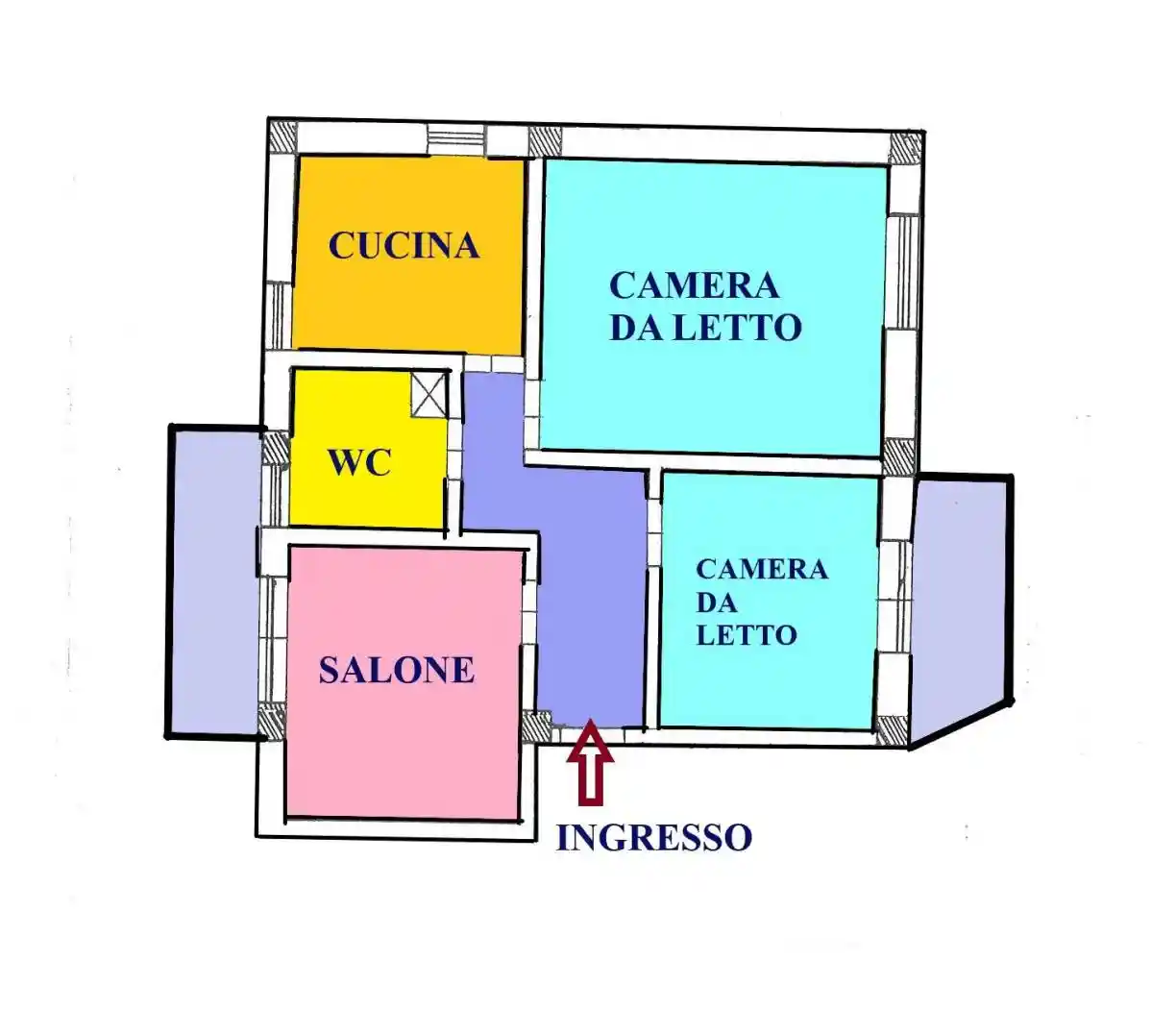 Appartamento in vendita a Cava de' Tirreni