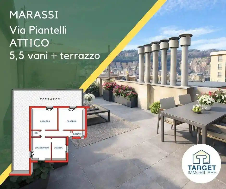 Attico - Mansarda in vendita a Genova