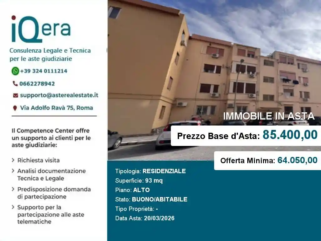 Appartamento in vendita a Palermo