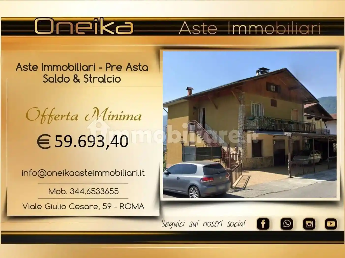 Appartamento in vendita a Rota d'Imagna