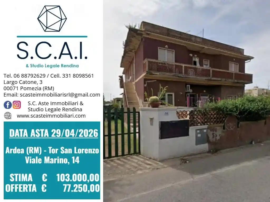 Appartamento in vendita a Ardea